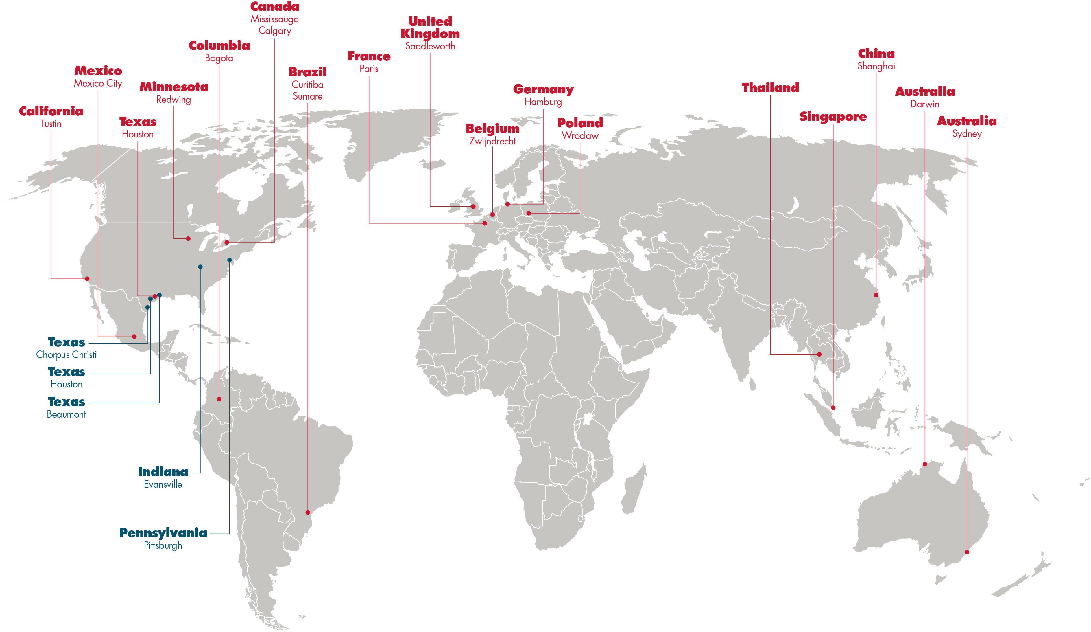 Global Reach Map