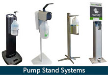 Hand Sanitizer Pump Stand Stations